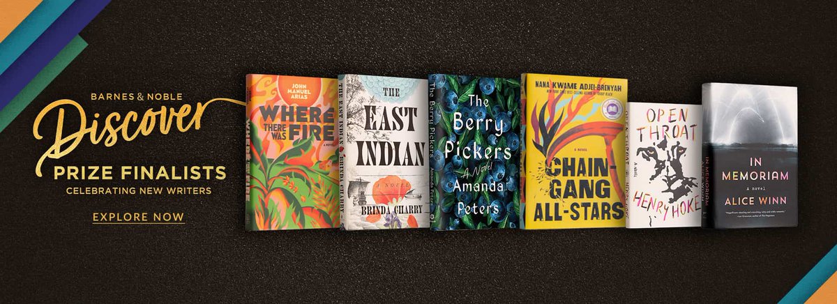 You still have time to read these incredible debut titles before we announce the winner of our Discover Prize!  Stop by your local store today to pick them up!
