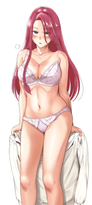 これ以上胸が大きくなってないことを願う身体検査前の表情 