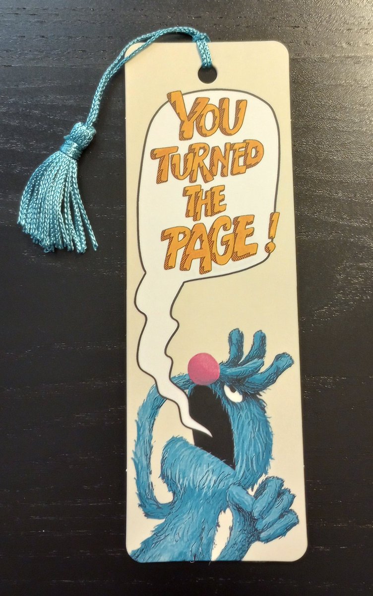 I love my new bookmark from <a href="/OutofPrintTees/">📚Out of Print: Books, worn well.</a>