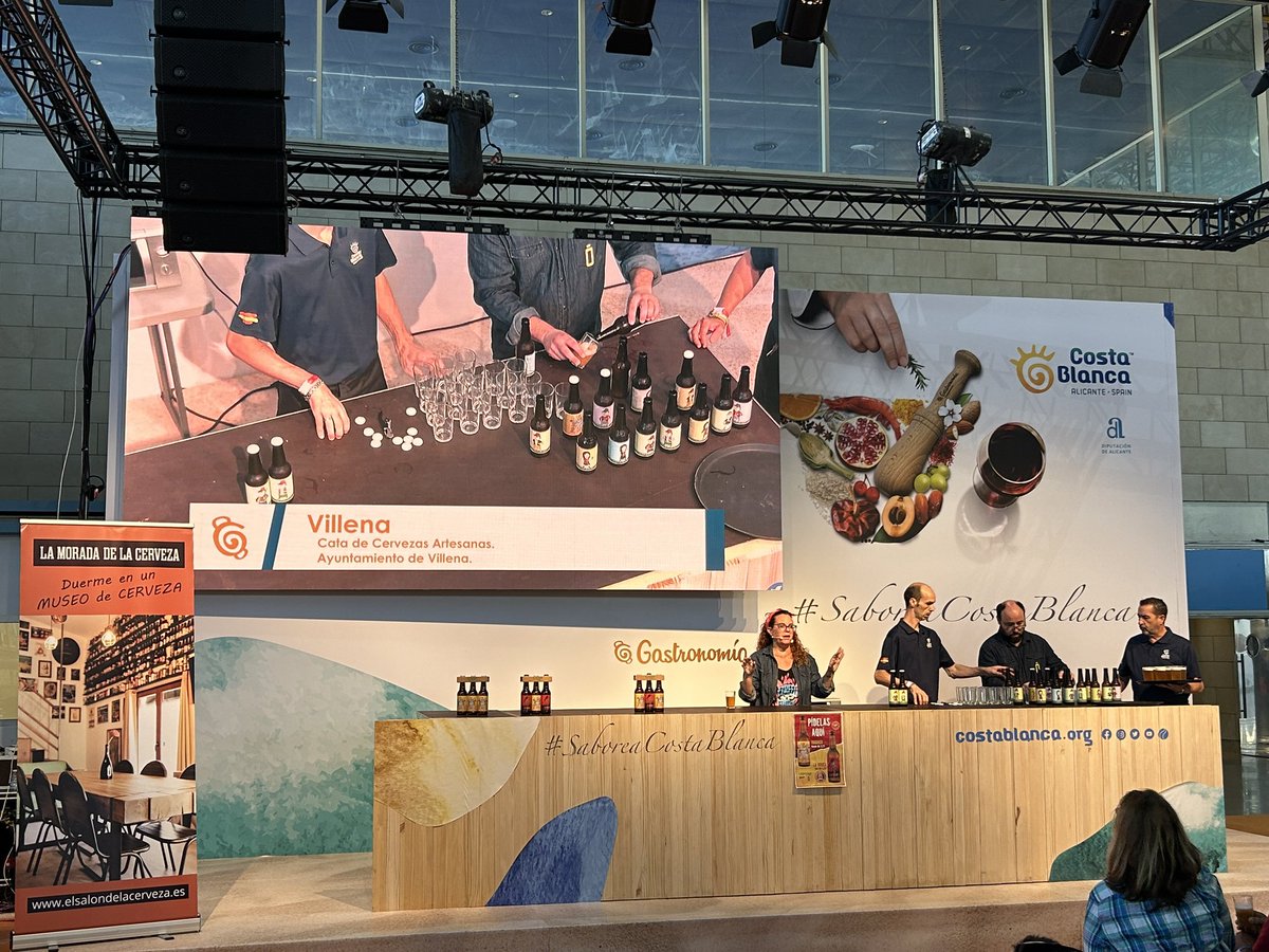 Turismo Costa Blanca (@costablancaorg) on Twitter photo âEl Salón de la cervezaâ nos ha presentado en #SaboreaCostaBlanca su lÃnea de cervezas artesanas: âla rojicaâ y âel triguicoâ. Unas cervezas Made in Villena que tienes que probar ð» <a href="/TurismoVillena/">Turismo Villena</a> âEl Salón de la cervezaâ nos ha presentado en #SaboreaCostaBlanca su lÃnea de cervezas artesanas: âla rojicaâ y âel triguicoâ. Unas cervezas Made in Villena que tienes que probar ð» <a href="/TurismoVillena/">Turismo Villena</a>