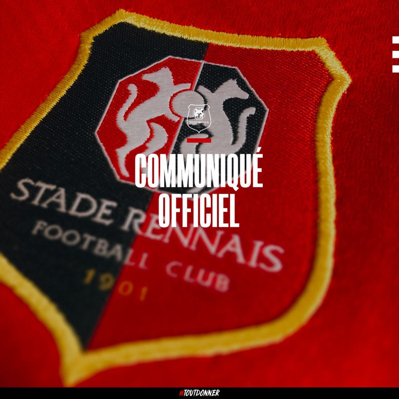 staderennais's tweet photo. Communiqué officiel du SRFC.