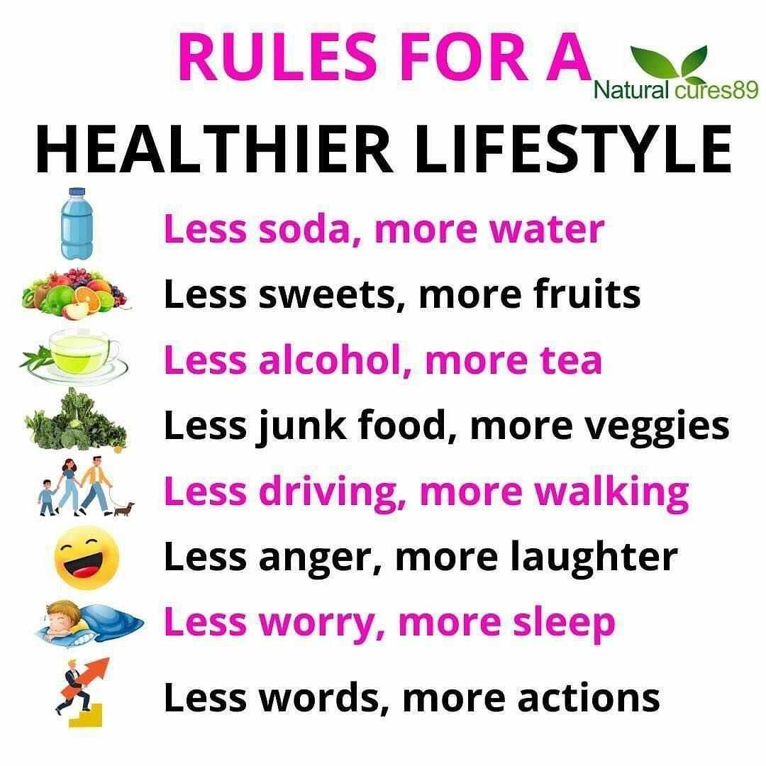 Rules For A Healthier LifeStyle: