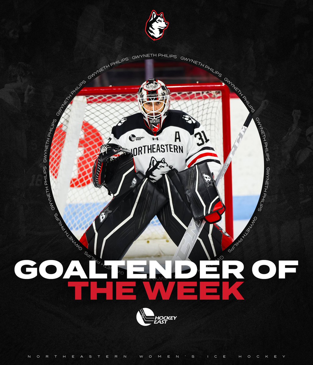 Back like we never left. 

Two <a href="/hockey_east/">Hockey East</a> weekly award winners! 

⭐️ Kristina Allard- Army ROTC Defender of the Week 
⭐️ Gwyneth Philips- Stop It Goaltending Co-Goaltender of the Week

📰: bit.ly/46swDvK