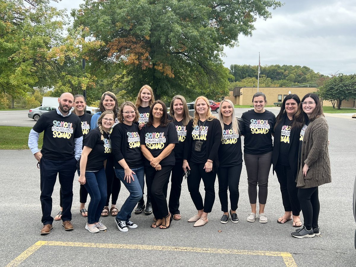 School Psychologist Squad celebrates another great SAT/504 training for Monongalia schools!