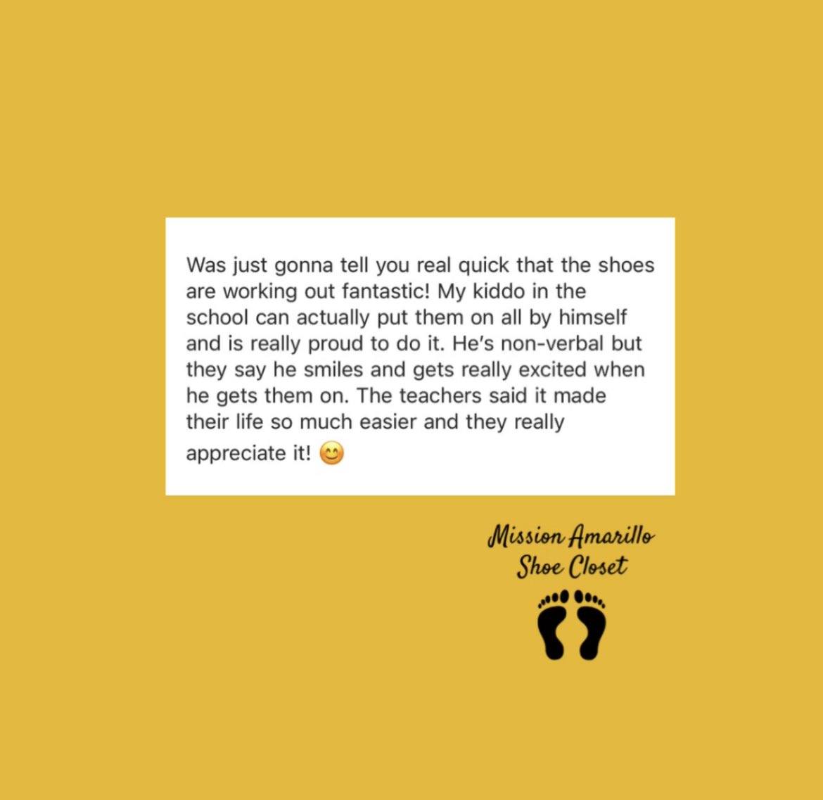 Did you know? 

Our Shoe Closet offers same day or next day delivery on orders. Often shoe needs are an urgent request. We deliver as soon as possible. 👟

The Panhandle Gives is Nov. 20-28. Your gifts will be multiplied through their amplification fund. More details to come!