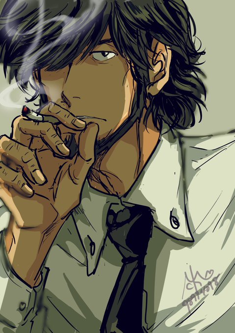 「cigarette shirt」 illustration images(Latest)｜21pages