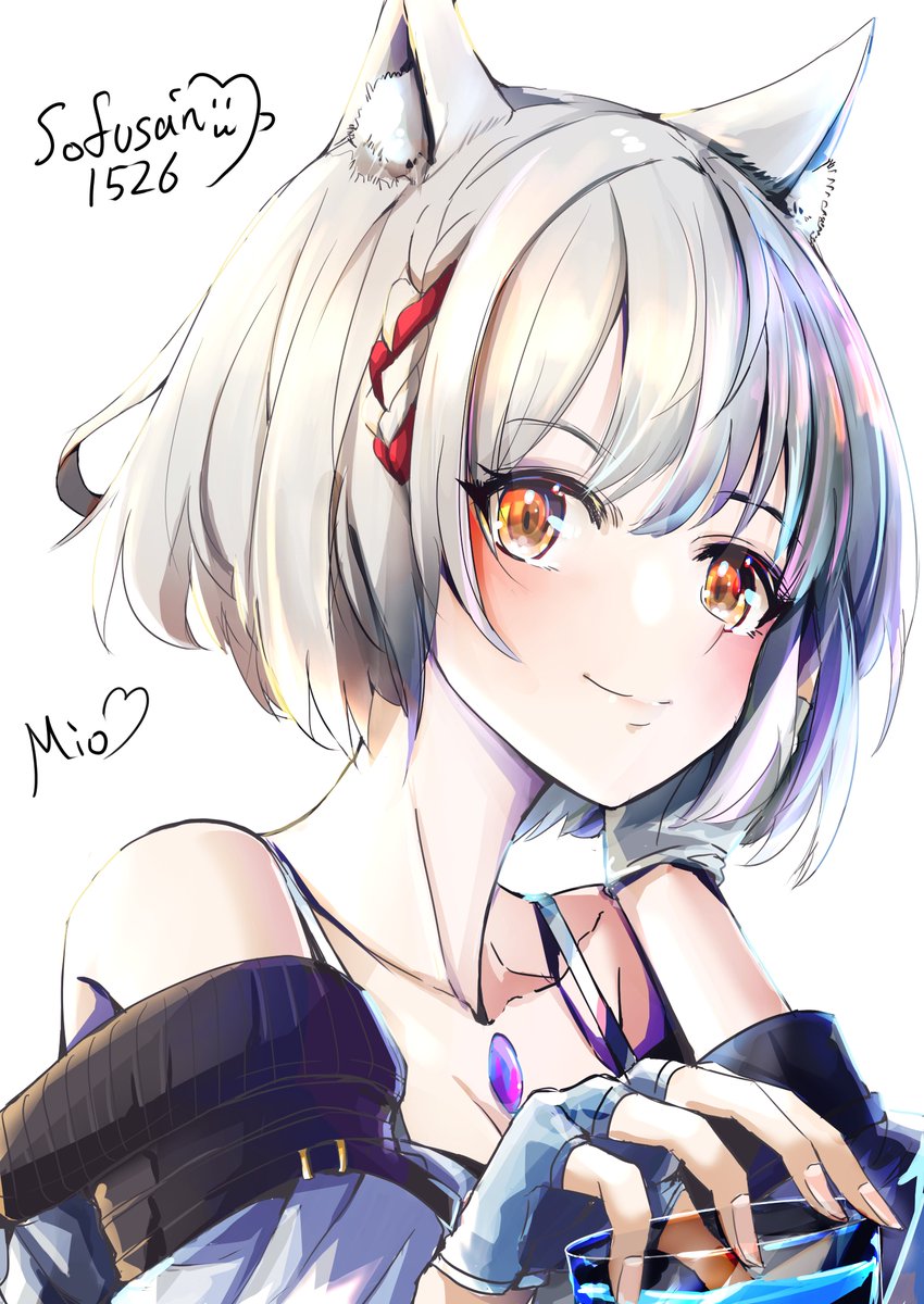sofusan1526's tweet image. ミオちゃんのバストアップイラストを描きました。
どうやら誰かと話していると思います。
#XenobladeChronicles3 #ゼノブレイド3