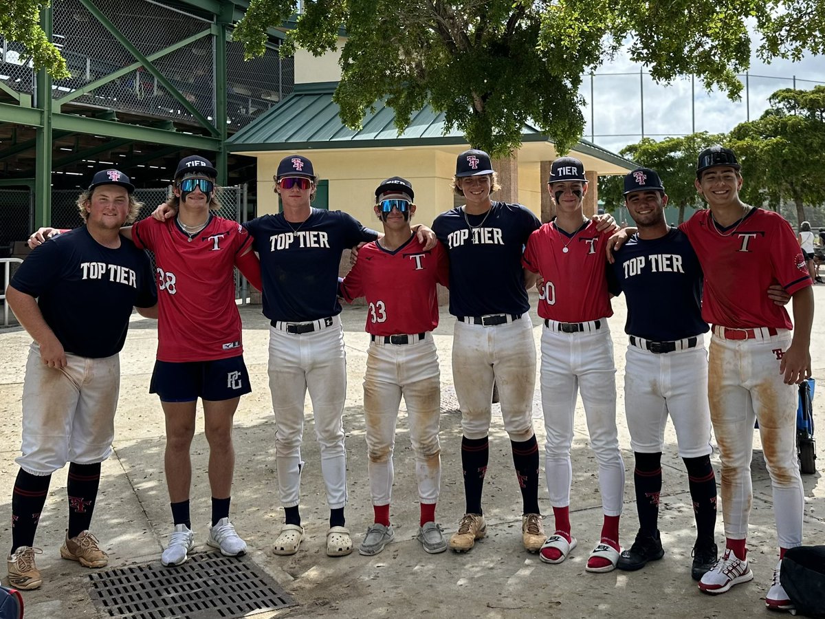 Top Tier Americans 17u &amp; Top Tier Roos 17u (all Top Tier Select boys) both winning game 1 of bracket play <a href="/WWBA/">Lasilla</a> Underclass World Championship in Ft. Myers!  Keep it rolling boys!
#rolltier 
<a href="/TopTier_HQ/">Top Tier HQ</a> <a href="/_GoRoos/">The Roos</a> <a href="/NickBridich/">Nick Bridich</a>