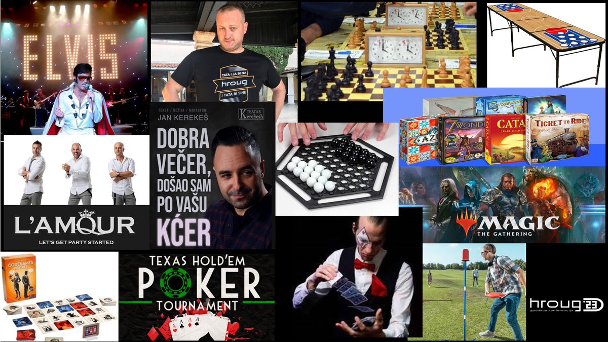 Having fun, socializing, and sharing experiences is an important part of the HrOUG conference, and that's why every year we do our best to ensure that every participant finds entertainment that will suit them. 
2023.hroug.hr/eng/Social-Gat…