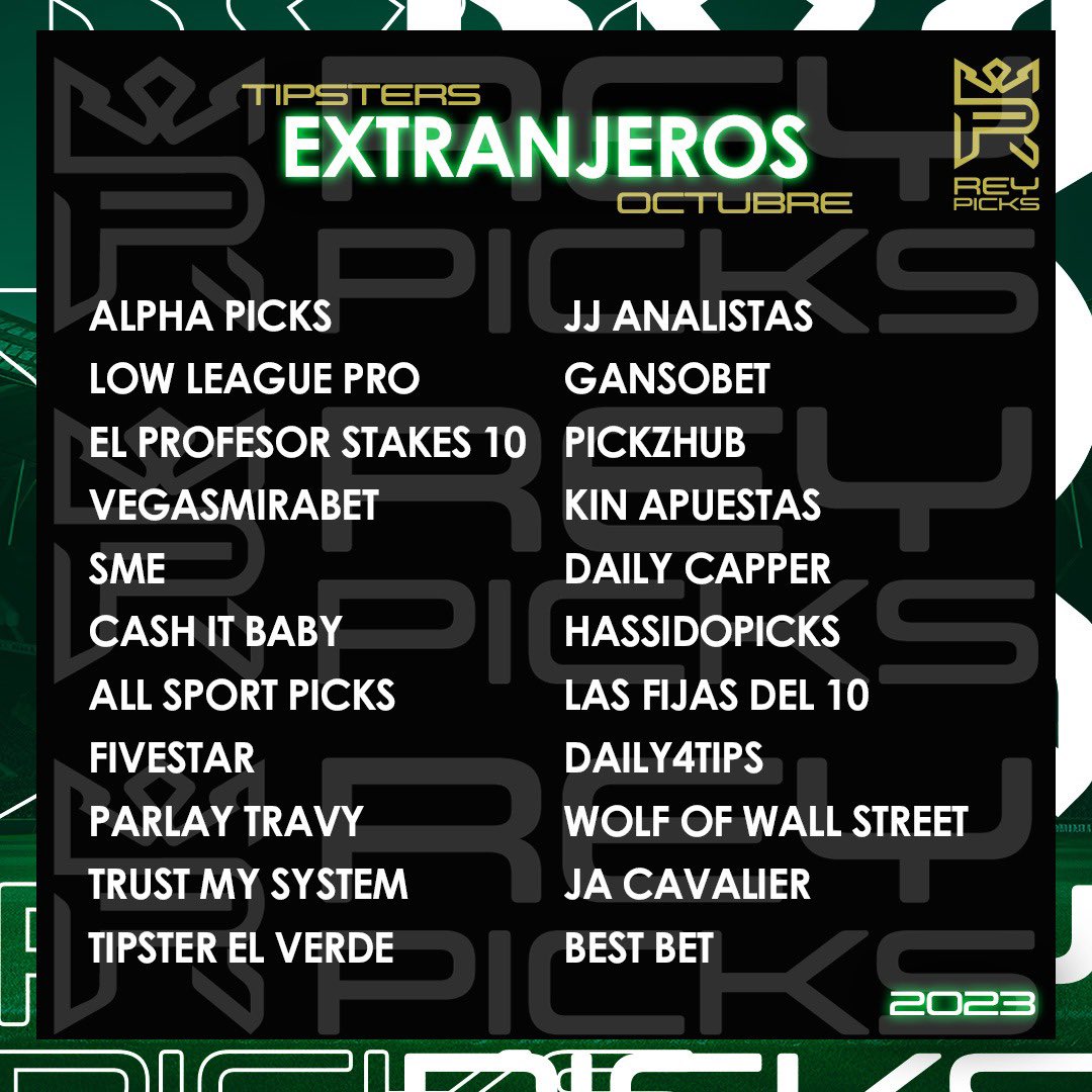 PickCristianRey's tweet photo. Amigos!! Se viene sorteo para mi GRUPO PREMIUM DE OCTUBRE ✅

Todos los Picks de Marco Rey 🤴, HUGOWX 🐐, Oscar Marquez ⚽️ mis picks personales y muuchos + tipsters por solo $490 pesitos 🤩

Sortearé 2 LUGARES en este grupo entre las personas que den ❤️ y RT https://t.co/DTQKGQC3Vv
