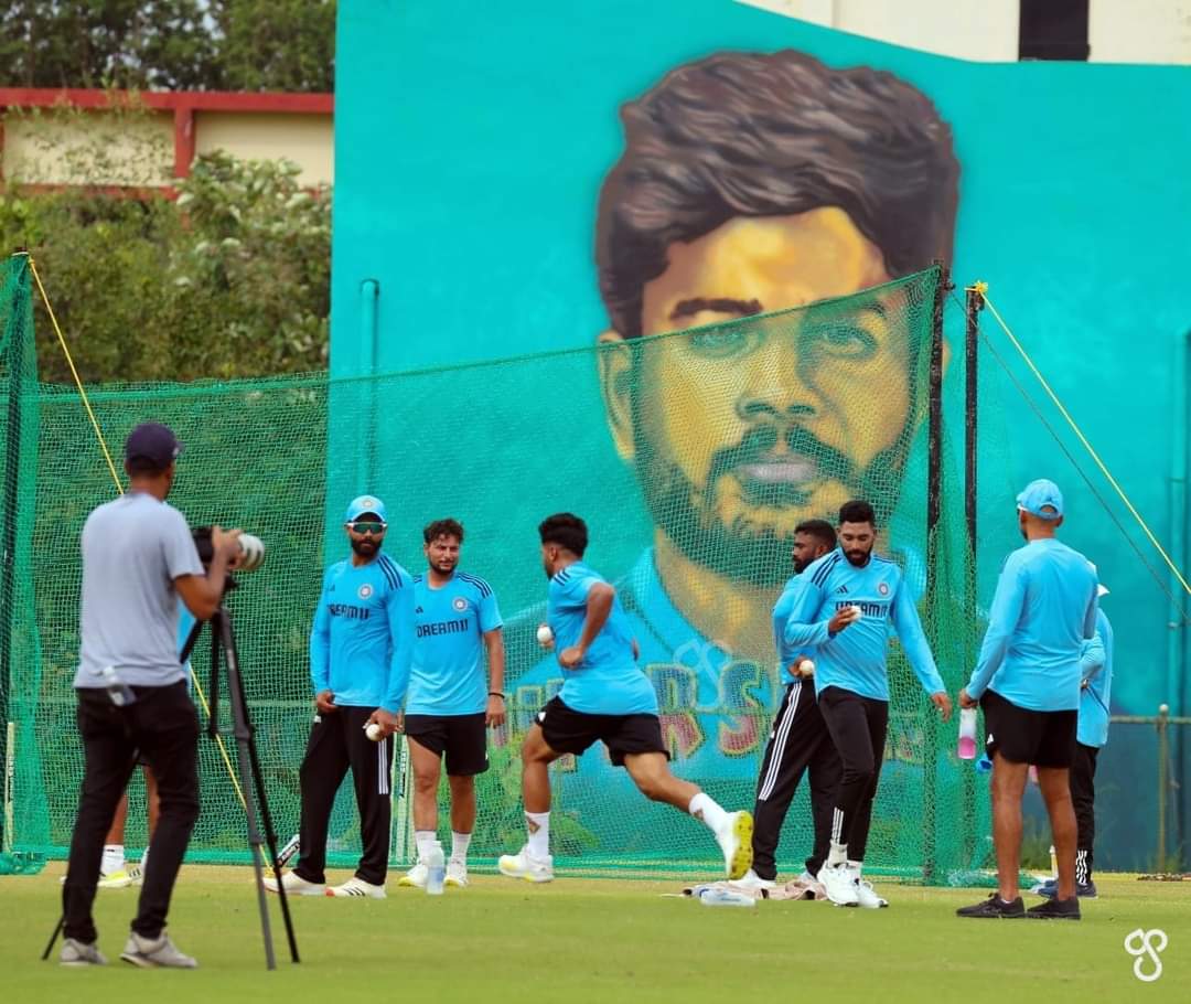 imniranjan016's tweet photo. Team India's Practice session

#WarmUpMatch
#SanjuSamson  #indvsnet #ICCCricketWorldCup https://t.co/Sr983qquuC