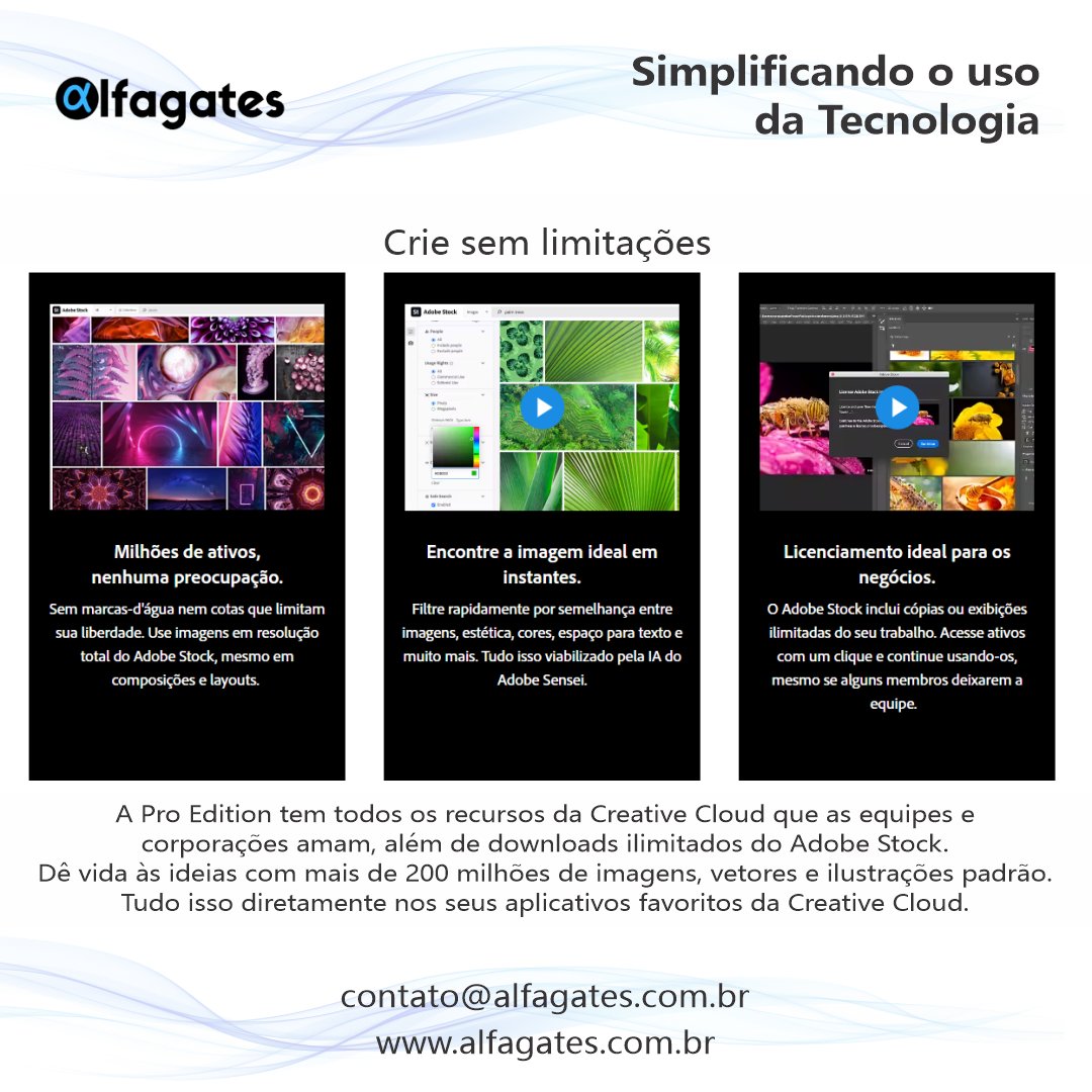alfagates's tweet photo. Apresentamos a Creative Cloud Pro Edition para empresas.
https://t.co/syxSYAjaXh
#Alfagates #Adobe #Adobecloud #adobecloudpro #AdobeCreativeCloudpro #Photoshop #Ilustrator #Indesign #acrobatpro #adobeStock #StockAdobe #marketing #Acrobatcloud #cloud #pacoteadobe #pdf https://t.co/Ad51fPydSZ