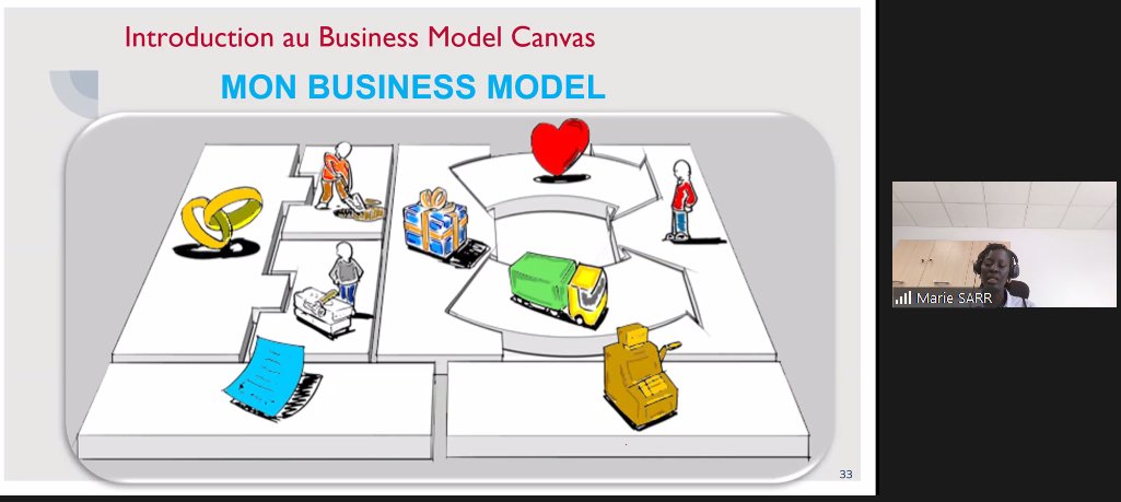 "Le Business Model Canvas est le portrait chiffré pour matérialiser un projet. Il comporte les différents points (9 blocs) qui permettent à l'entrepreneur de réaliser son projet." --Marie S., Masterclass - Les clés pour réussir son modèle économique #USAID4Entrepreneurs #EduTrace