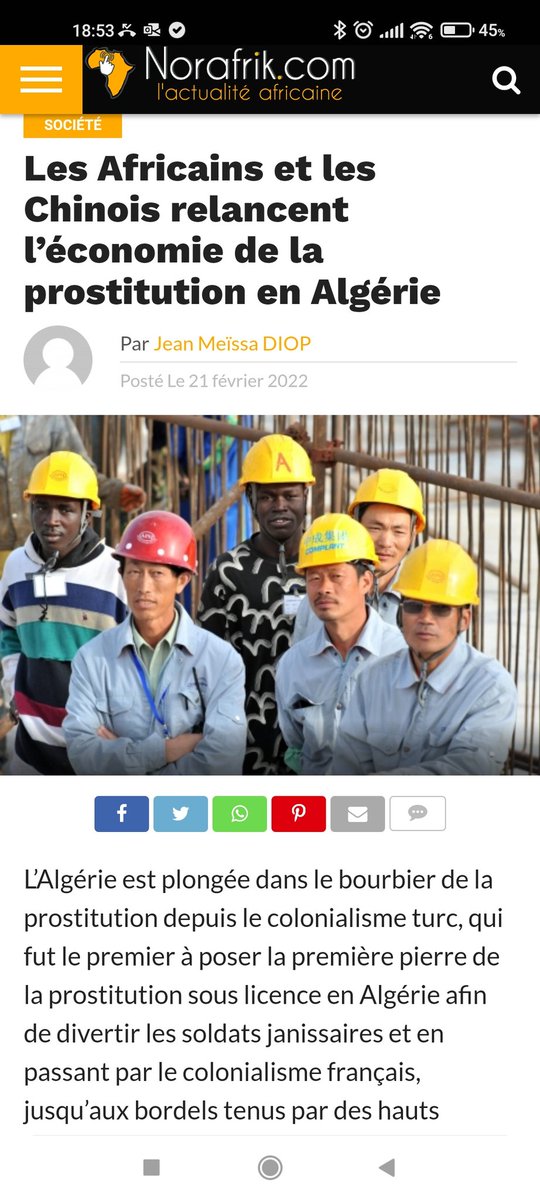 ryan_nadji's tweet photo. @WAlaoui59440 @MarcAouna 1,2 millions de prostituées🇩🇿,13 000 Maison close dirigé par teubboune 🇩🇿, bébé métisse moitié chinois,
...
Celui qui en parle le mieux c'est les IMAM ALGÉRIENS 🇩🇿🇩🇿🇩🇿 EN ALGÉRIE 🇩🇿🇩🇿🇩🇿
MENTIR C'EST HRAM 🤭🤭🤭
soit fière de ceux qui dénonce les péchés dans ton pays 👍💪👏👏👏👍 https://t.co/LyTb4r6bZ0