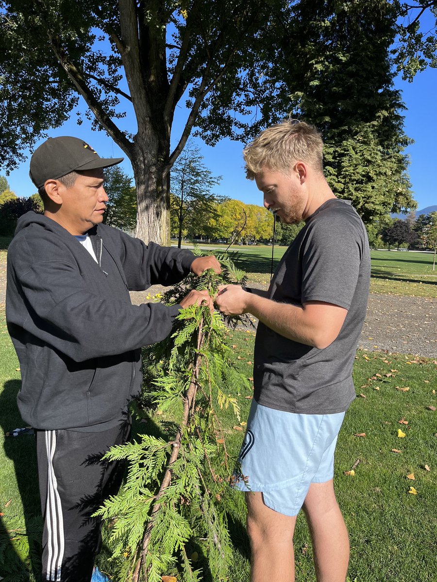 Yesterday was a really special day. Thank you to long time player, Patrick Firebird, for starting us off with a brushing ceremony and our friends at UNYA for designing new shirts for our players🧡