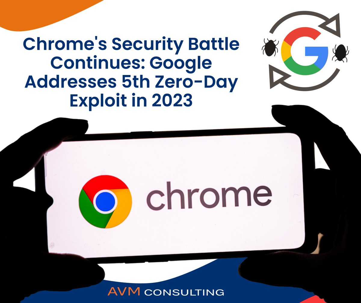 AvmConsulting's tweet image. Google has urgently addressed the fifth zero-day vulnerability in Chrome, an issue exploited in real-world attacks throughout 2023.
.
#avmconsulting #Google #ChromeSecurity #ZeroDay #Cybersecurity #GoogleTAG #Spyware #Vulnerability #CVE20235217 #Libvpx #InternetSafety