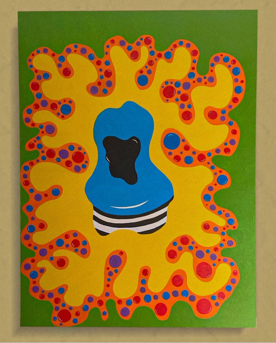 “Eye Splat” (Digital Version) 🎨🖼️✌🏽

• 18x24in. Prints will be available 10/15
• Last pic is the original painting. 🖼️ 

#trippyvizion#trippy#explorepage#psychedelicart