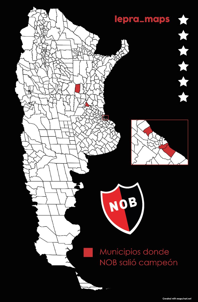 Municipios donde el glorioso Newell's Old Boys dió la vuelta 🔴⚫️⭐️⭐️⭐️⭐️⭐️⭐️