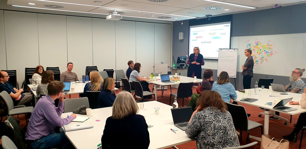 Great <a href="/UofGArtCatalyst/">College of Arts Partnership Catalyst</a> workshop in <a href="/UofGARC/">UofGARC</a> today on audience engagement led by <a href="/IndigoLtd/">IndigoLtd</a> and ft network members <a href="/hunterian/">The Hunterian</a>, <a href="/MuseumsGalScot/">MuseumsGalleriesScot</a>, <a href="/NtlMuseumsScot/">National Museums Scotland</a>, <a href="/N_T_S/">National Trust for Scotland</a> and <a href="/Burns_Ellisland/">Robert Burns Ellisland Museum & Farm</a>. Lots learned and looking forward to the next step!