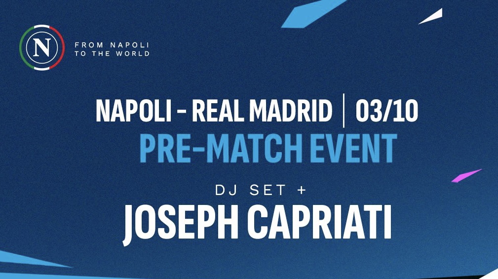 #NapoliRealMadrid, ​sarà Joseph Capriati l’ospite dell’evento pre-match

➡️ napolinetwork.com/napoli-real-ma…

✍🏻 @simo_nevola