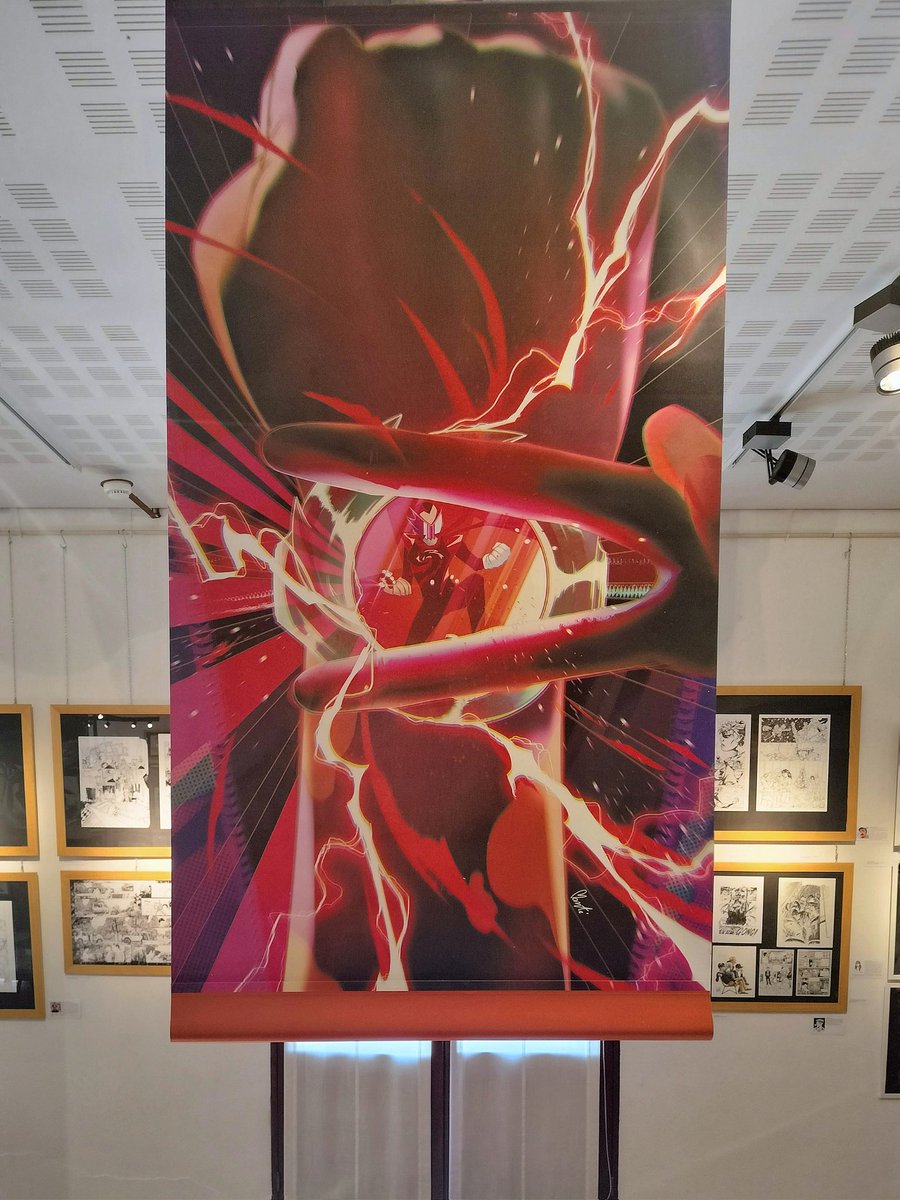 Happy to show my ultra large banner of #infernoGirlRed for the exhibition '20 di fumetti Trevigiani'
@Palazzo Bomben - Fondazione Benetton
@TVComicBookFest