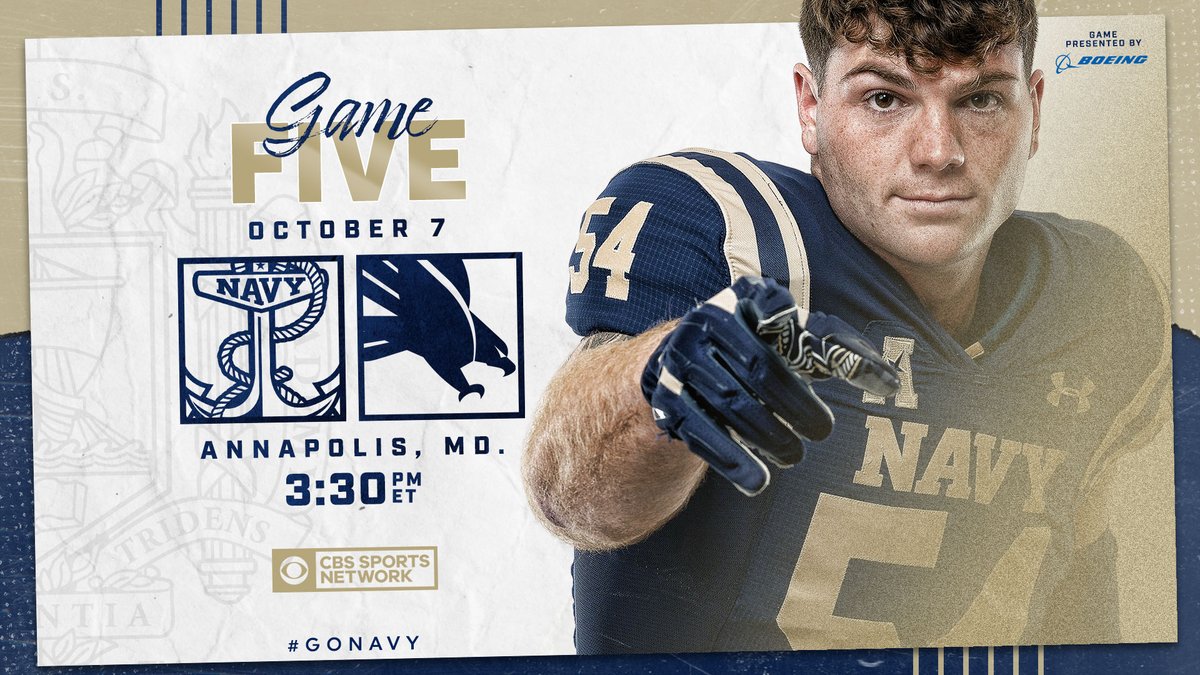 Navy Returns Home to Play Host to North Texas in First Meeting as Conference Foes

📰: tinyurl.com/ytfappd6
🆚: North Texas
📅: Saturday, Oct. 7
⏰: 3:30 pm
📍: Navy-Marine Corps Memorial Stadium, Annapolis, Md.
📺: CBS Sports Network
📻: Navy Radio Network
📊: Stat Broadcast
