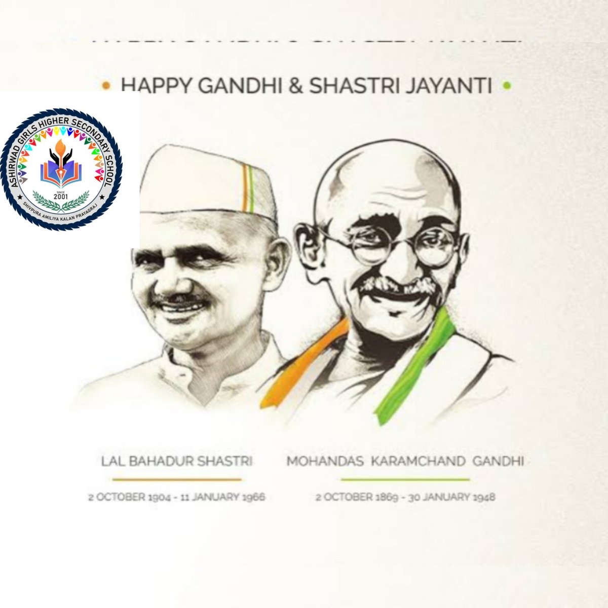 #GandhiJayanti 
#ShastriJayanti