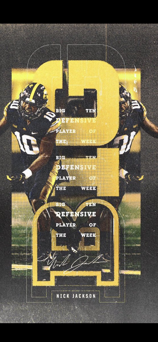 thehumpster's tweet photo. .⁦@nickjhoops⁩ congrats B1G Defensive Player of the Week!  Proud of you! https://t.co/hM7fclp4f5