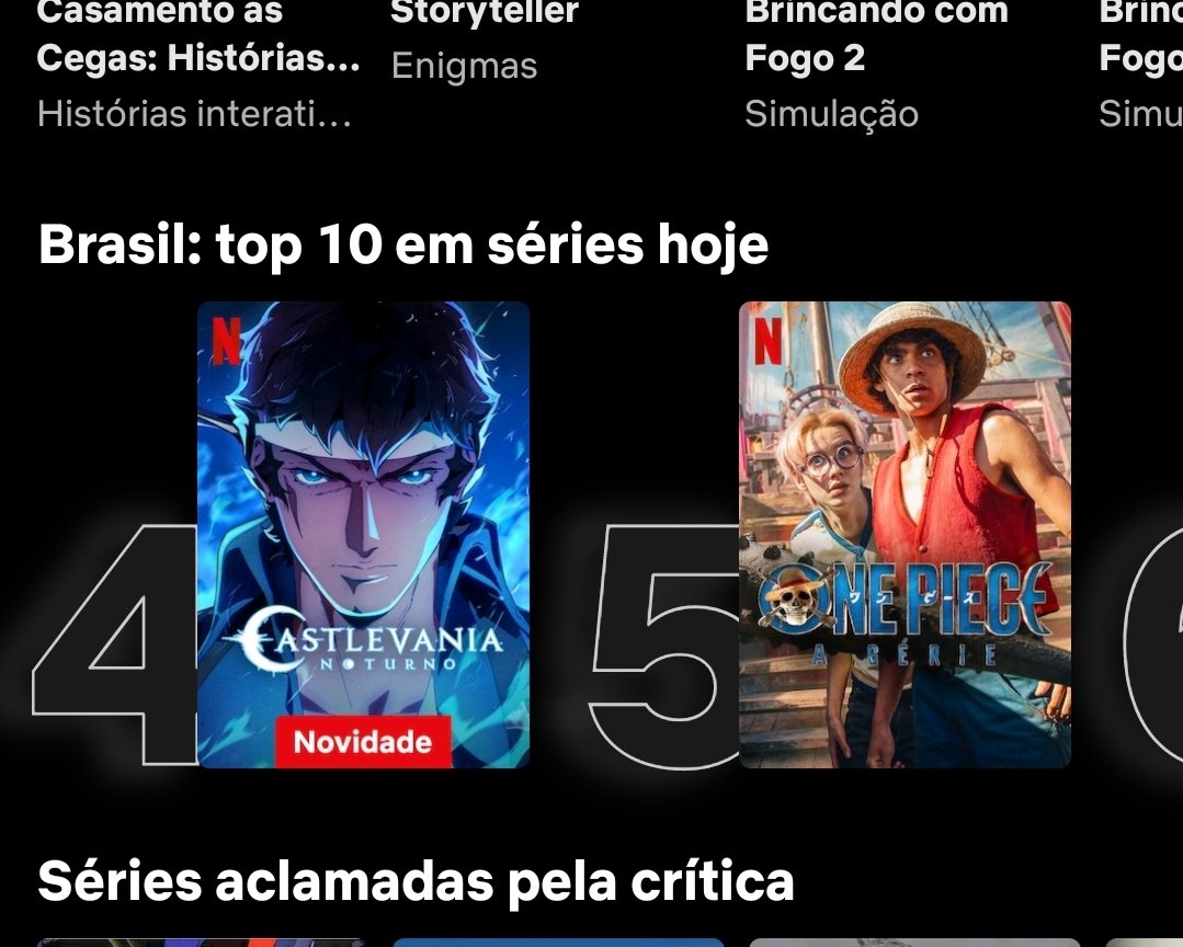 One Piece Netflix Brasil on X: Subiu pra 5, se nessa semana a gente maratonar ela será que chega no top 3 novamente???? #onepiece #onepiecenetflix / X