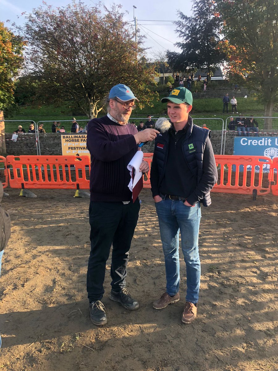 Congratulations to Ballinasloe's latest equestrian star Godfrey Gibbons Junior. his year culminated with a Junior Rider of the year award at the David Foster Ball. We caught up with Godfrey during a break at  the 2023 Credit Union horse of the fair lunging competition yesterday.