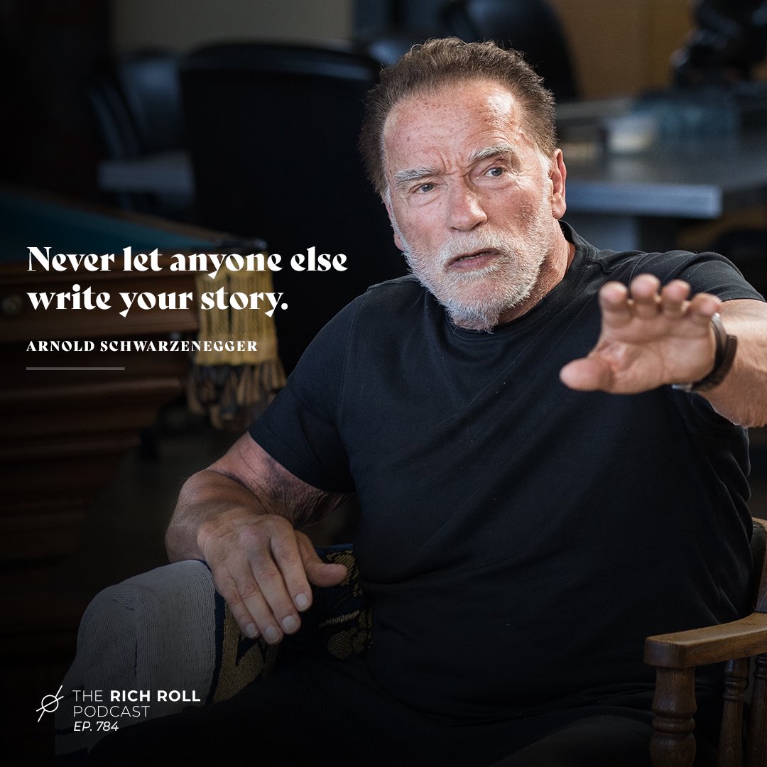 richroll's tweet photo. From "I'll Be Back" to Giving Back: Arnold @Schwarzenegger has a message for you: BE USEFUL

It’s an honor to share my conversation with a generational icon. We discuss:

⁃The vision, work ethic, and salesmanship that catapulted Arnold to the pinnacle of success in 3 distinct fields

⁃Arnold’s 4th Act: leveraging his influence for a better world

⁃Reinvention, leadership, ambition, confidence & ego

⁃Why positivity & usefulness are the antidotes to unhappiness & apathy

⁃His relationship with James Cameron & his passion for the environment

⁃Epic stories from his extraordinary life

The episode is streaming everywhere - PLUS VIDEO NOW ON SPOTIFY!

Please enjoy Arnold as you have never before seen or heard him

💪🏽✌🏼🌱 -Rich