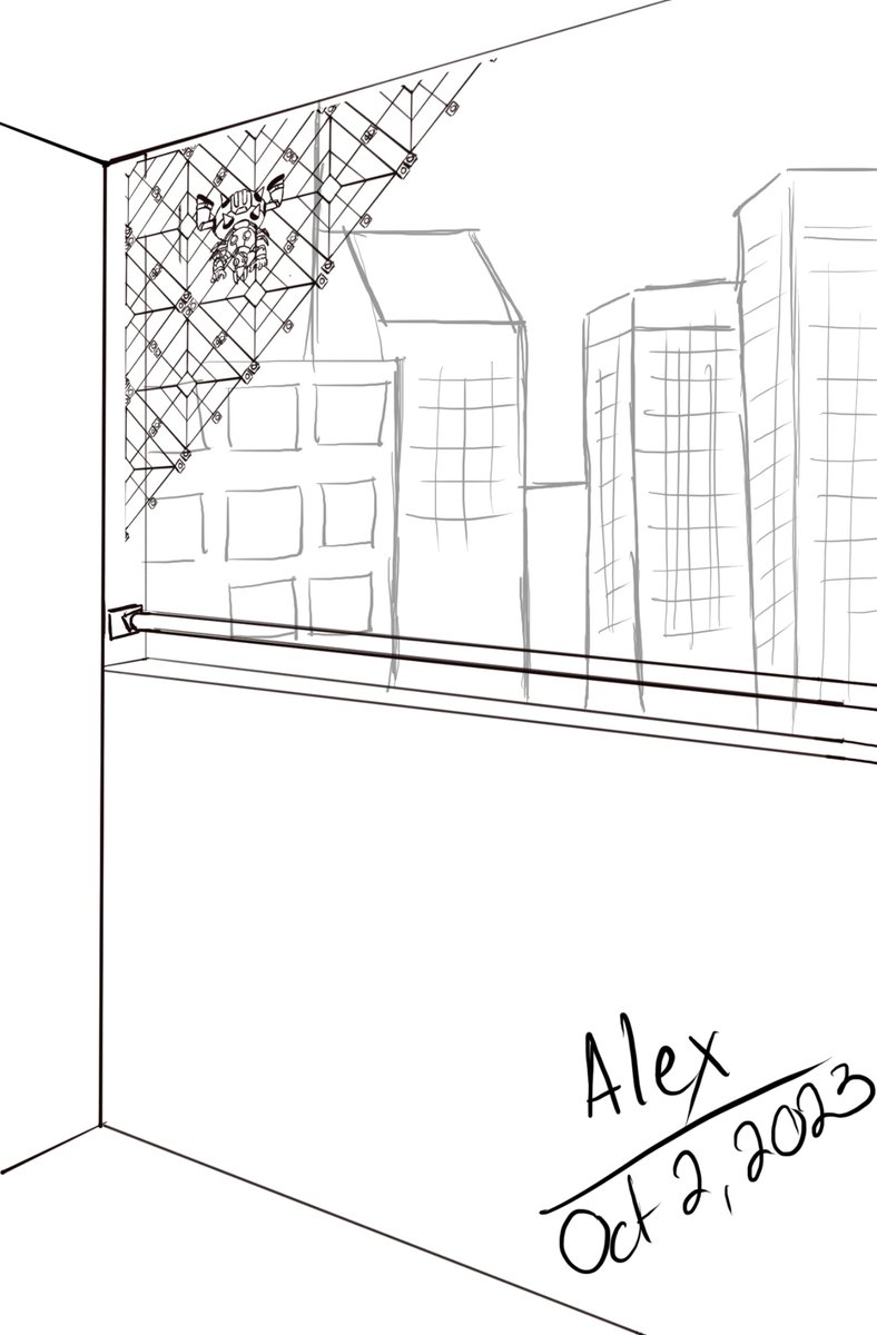 azormx's tweet image. Decided to give #Inktober a try, so I apologize for making you see my terrible ideas 

Day 2: Spiders (based on a true story from my balcony)

#MegaManX4 #WebSpider