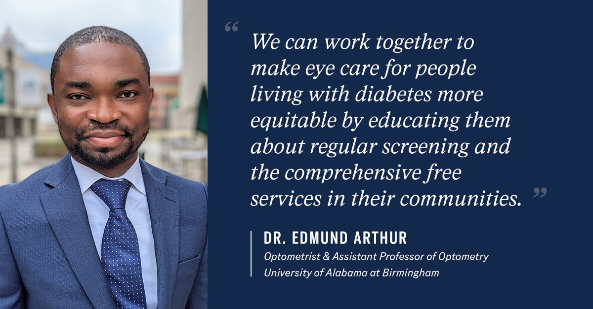 Underserved communities are disproportionately affected by diabetic eye disease. By bridging clinical expertise and community engagement through our collaboration with @AmDiabetesAssn, we're leveling the field for proactive #EyeHealth.