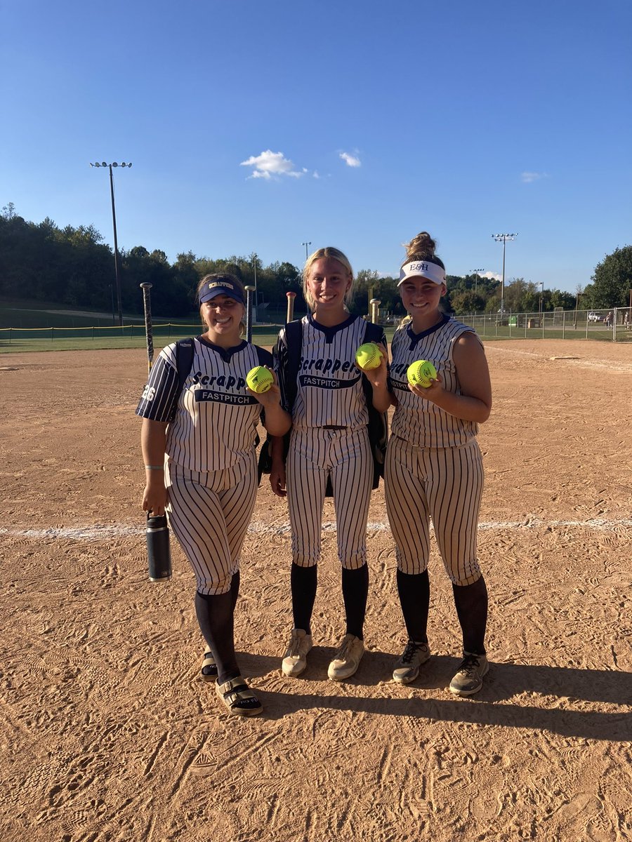 Congratulations Sawyer, Molly and Payton for squaring a few up this weekend at the Milligan Showcase. Stay aggressive at the plate.