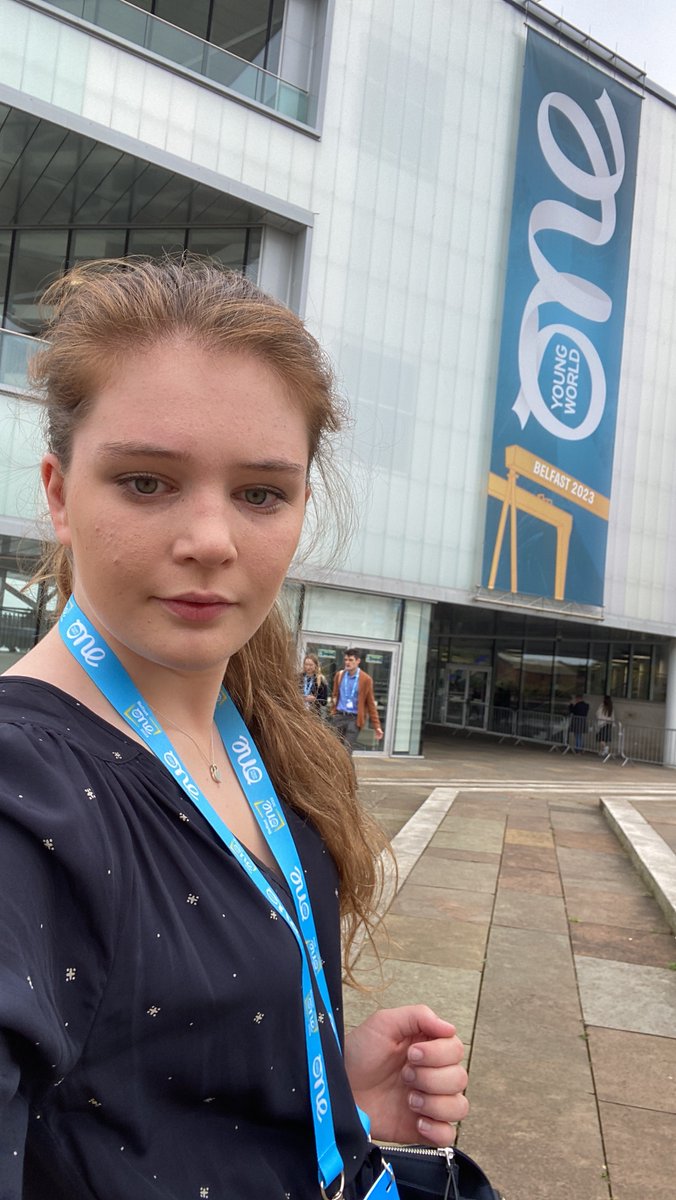 Arrived at the <a href="/OneYoungWorld/">One Young World</a>  summit! Really excited to spend the next 4 days with young leaders from more than 190 countries around the world. So grateful to the <a href="/HeritageFundNI/">The National Lottery Heritage Fund NI</a> for giving me a scholarship to attend.