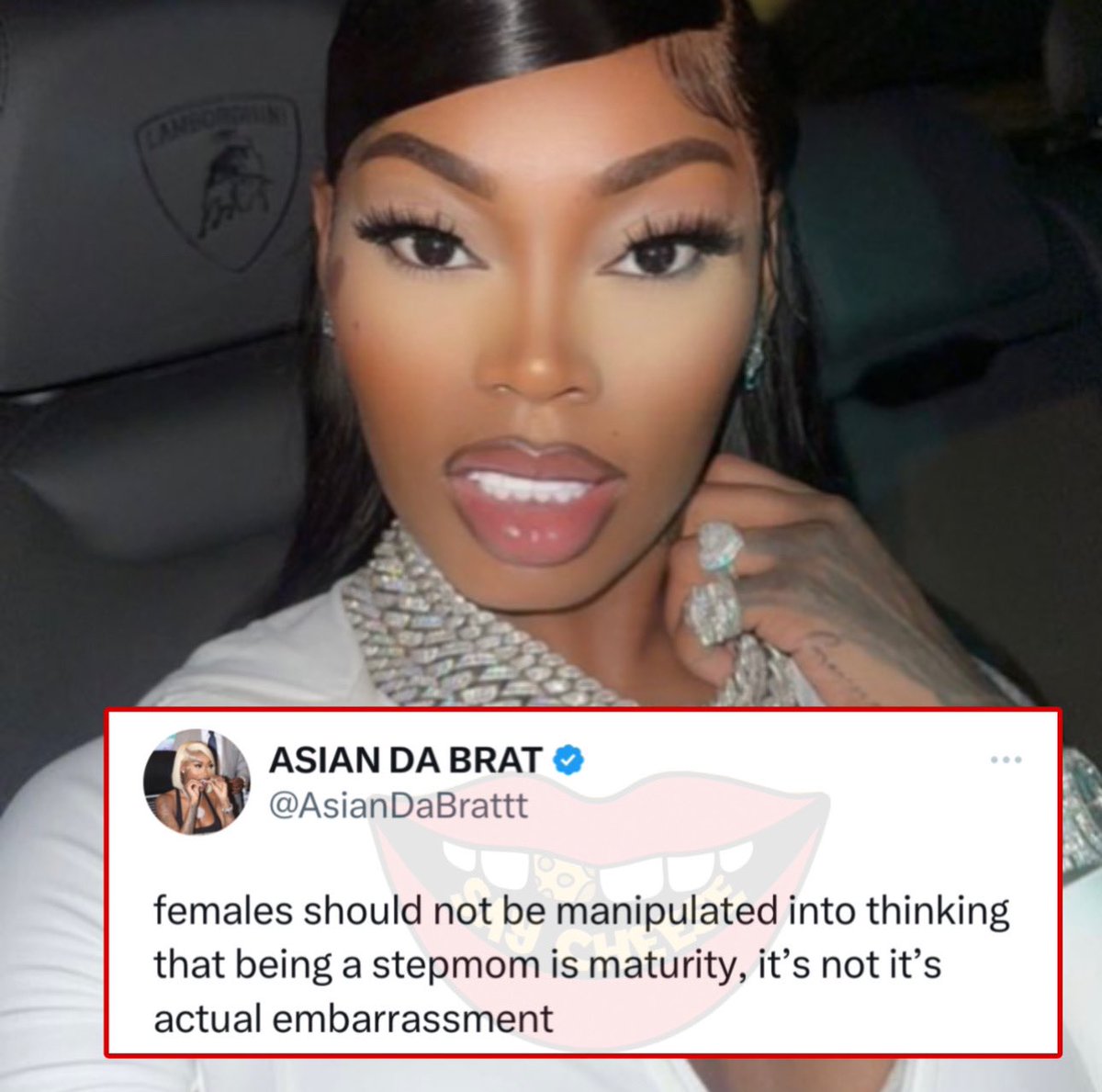 SaycheeseDGTL's tweet image. Asian Doll shares her thoughts on females being step moms: “it’s actual embarrassment”