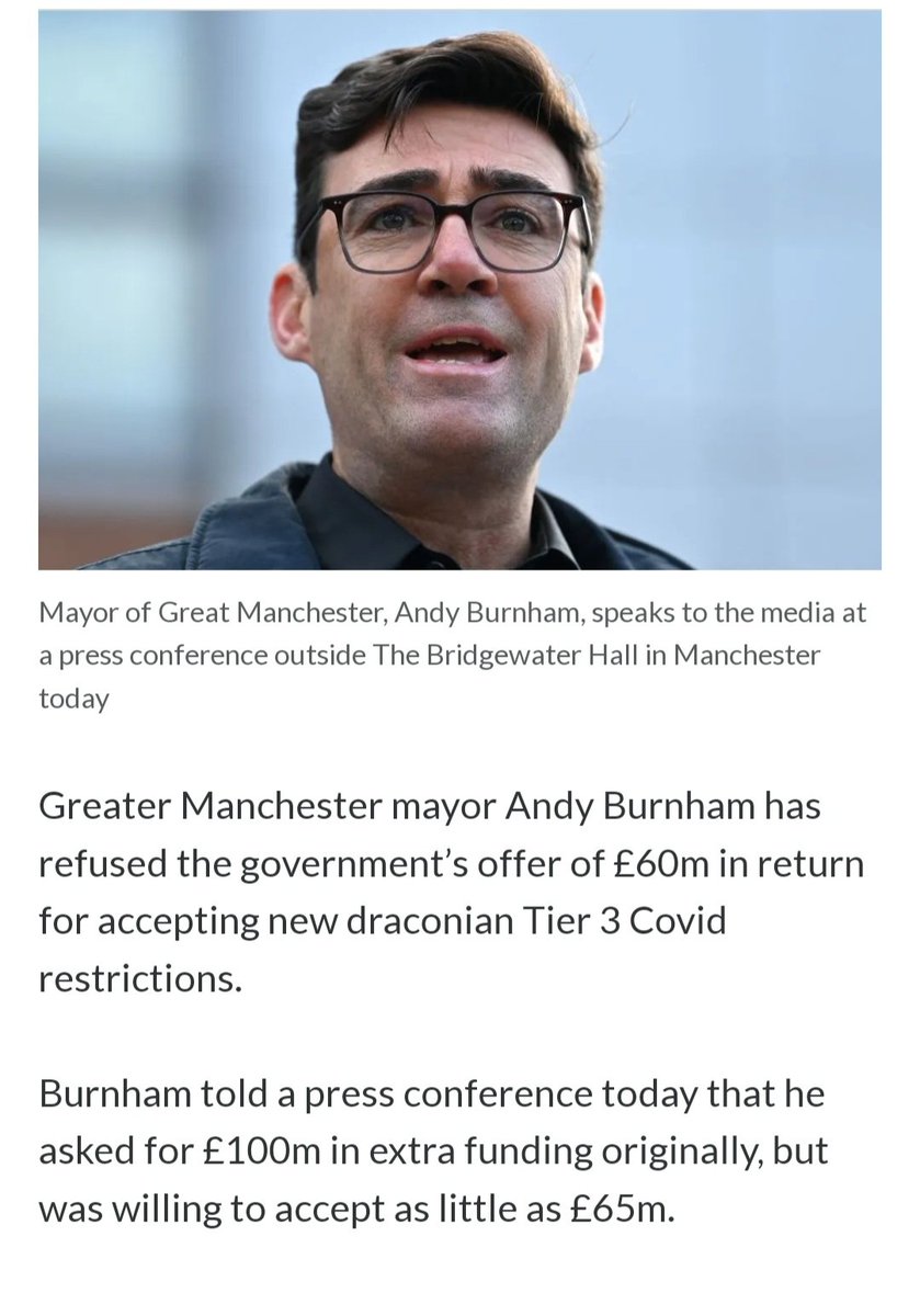 v5uk's tweet image. In the light of @Channel4 #Partygate 
Can't wait to see the #beergate / #currygate story
Or the story about how the Mayor of Manchester lost Manchester 40 million during Tier 3

Ovs C4 isn't Bias so these story's will be coming to our screens soon