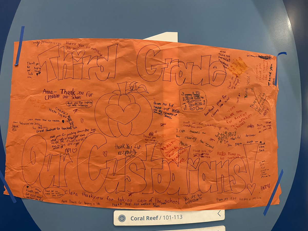 It’s Custodial Appreciation Day! Student’s can leave a note for our custodial team, Mr. Cunningham, Mr. Gomez, Ms. Marquez, Ms. Cespedes, Mr. Kobi, and Mr. Bates! We appreciate their dedication to keeping Fleet operating smoothly! <a href="/Gildea_Jenn/">Jennifer Gildea</a> <a href="/AP_FleetFalcons/">AP_FleetFalcons</a> <a href="/APSFacilities/">APSFacilities</a>