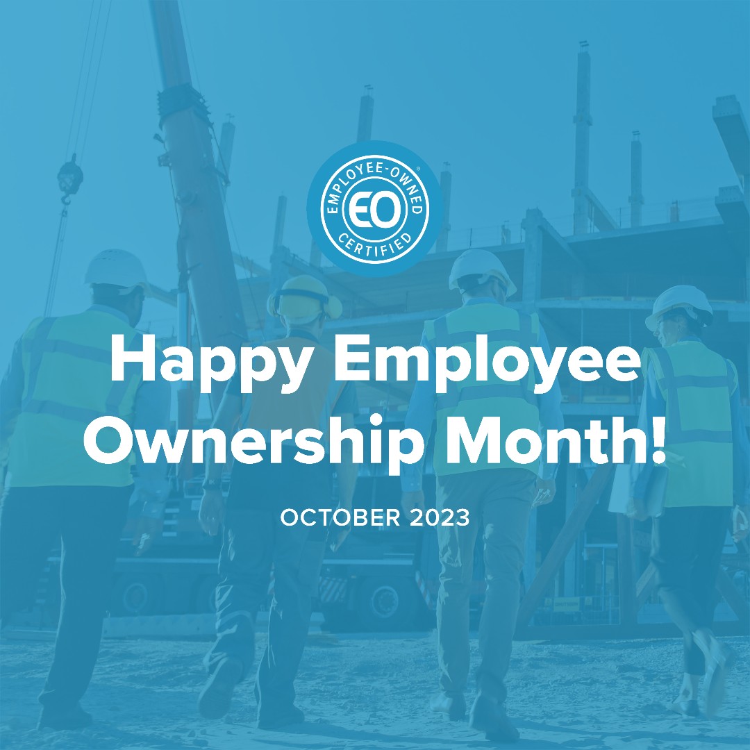 Happy Employee Ownership Month! 

We are excited to celebrate another year of employee-ownership and elevate the voice of the EO community. Cheers to a month of empowerment, collaboration, and smiles!

#EOM2023