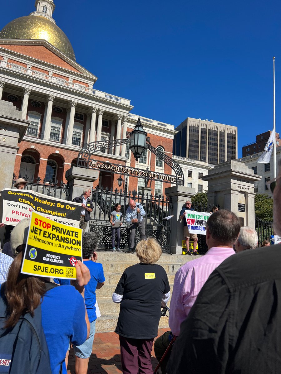 We must think of future generations. STOP expansion of jet planes at Hanscom and everywhere. <a href="/MassGovernor/">Governor Maura Healey</a>