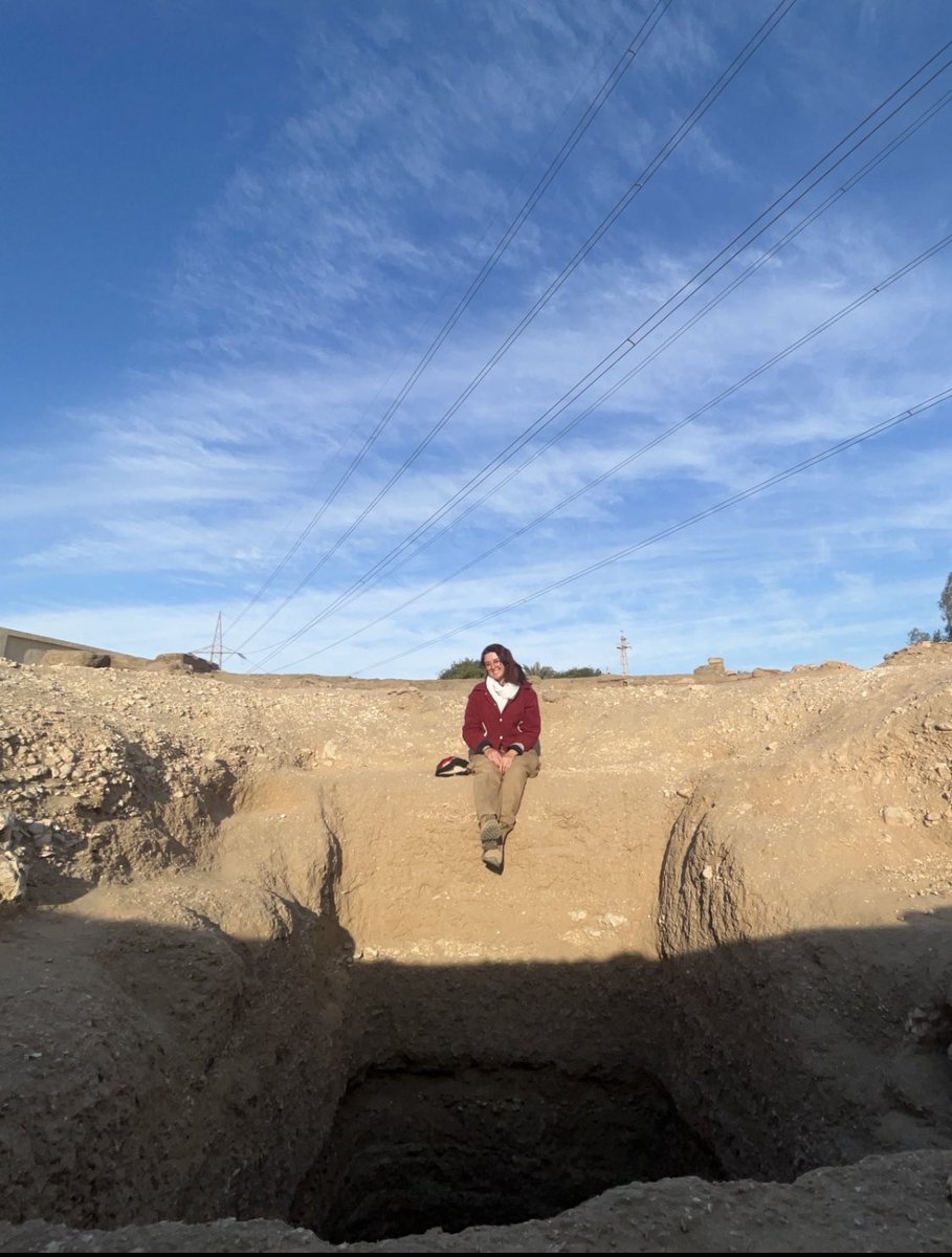 ESmithSangster's tweet photo. Missing Abydos at the moment so here’s a throwback to our last day of the Ahmose Cemetery excavations in February 🌞 https://t.co/vfW80FAaGL