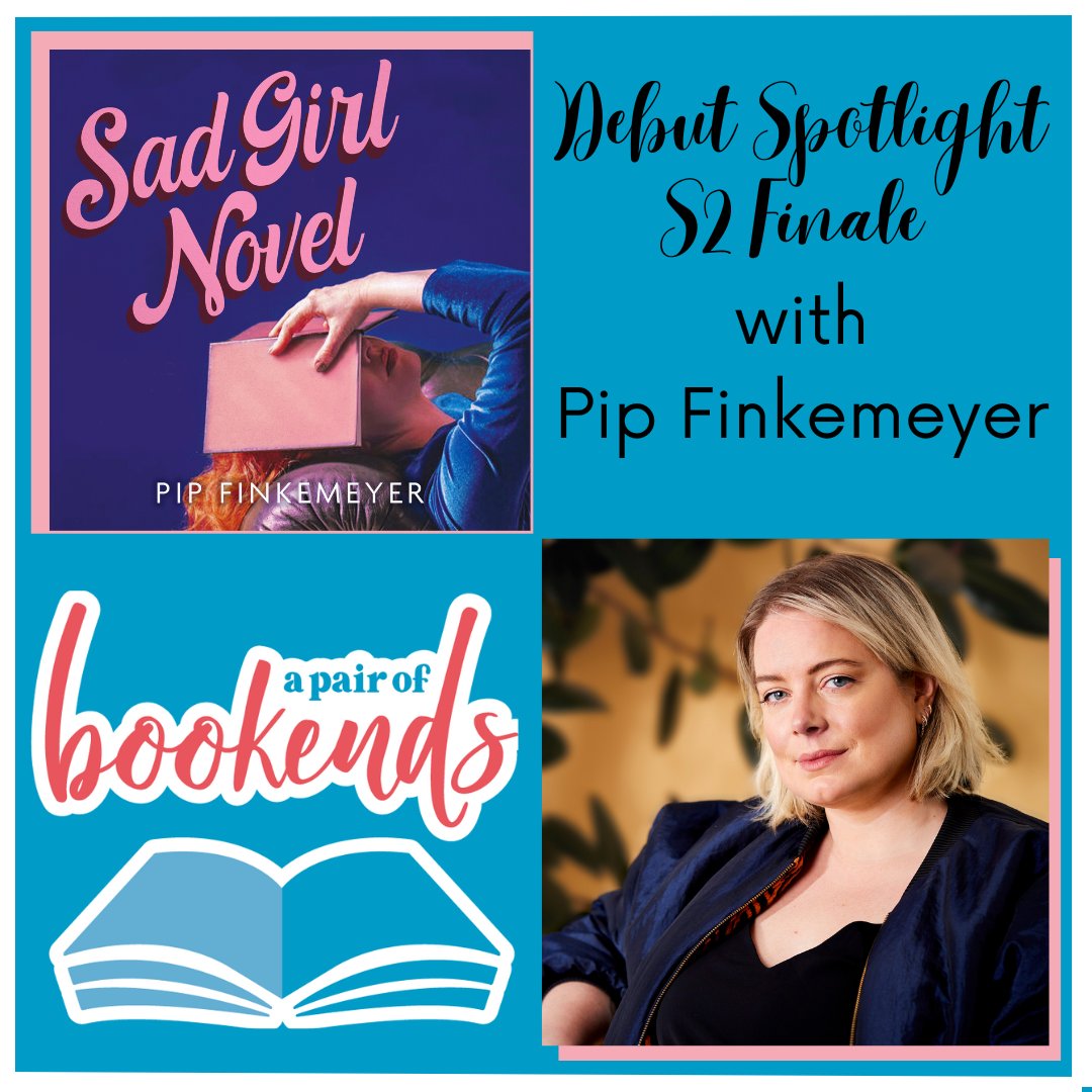 🚨 New episode!
The last ep in season 2 of our Debut Spotlight series is now live with the brilliant #PipFinkemeyer, author of #SadGirlNovel (@HodderBooks) 
We chat all about Sad Girl Lit, intense female friendships & her positive debut experience! Listen now 🎧