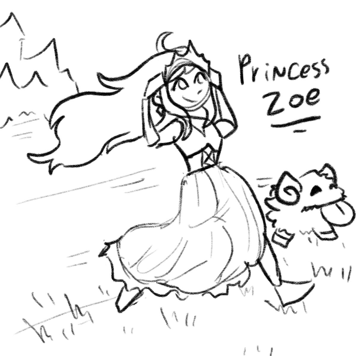 ATiredFellowALT's tweet photo. Skintober! 1 of 16 (yea i wont make it to do full month)
We have her a zoe running from her castle as a princess!
#LeagueOfLegends #LeagueOfLegendsArt #Zoe #skinline #characterart https://t.co/ni3O5mhiJJ