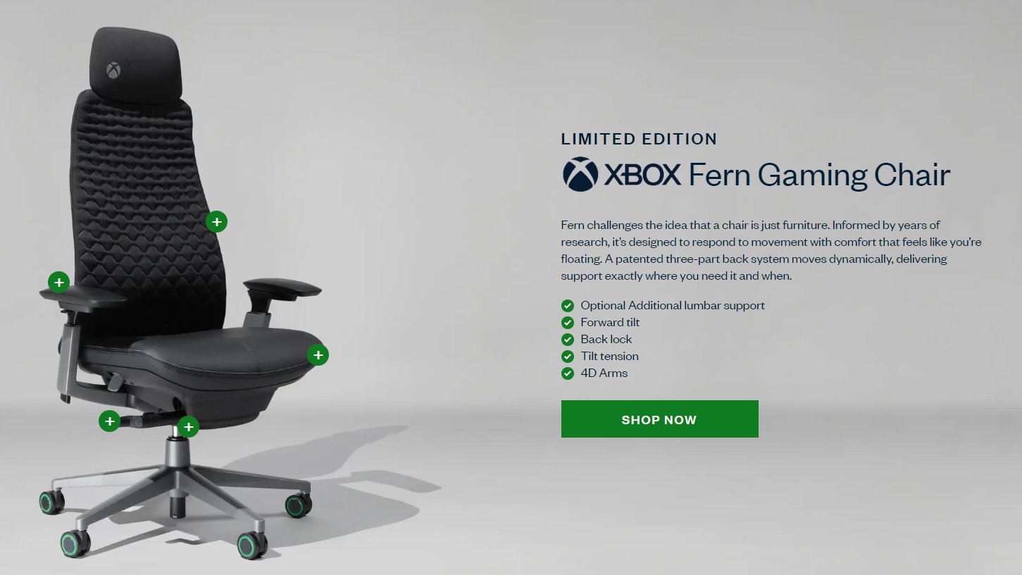 The Haworth Xbox gaming chair comes in 2 versions and it will let