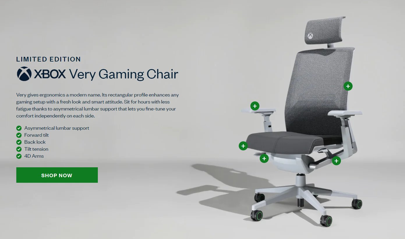 Haworth x Xbox: Fern Gaming Chair