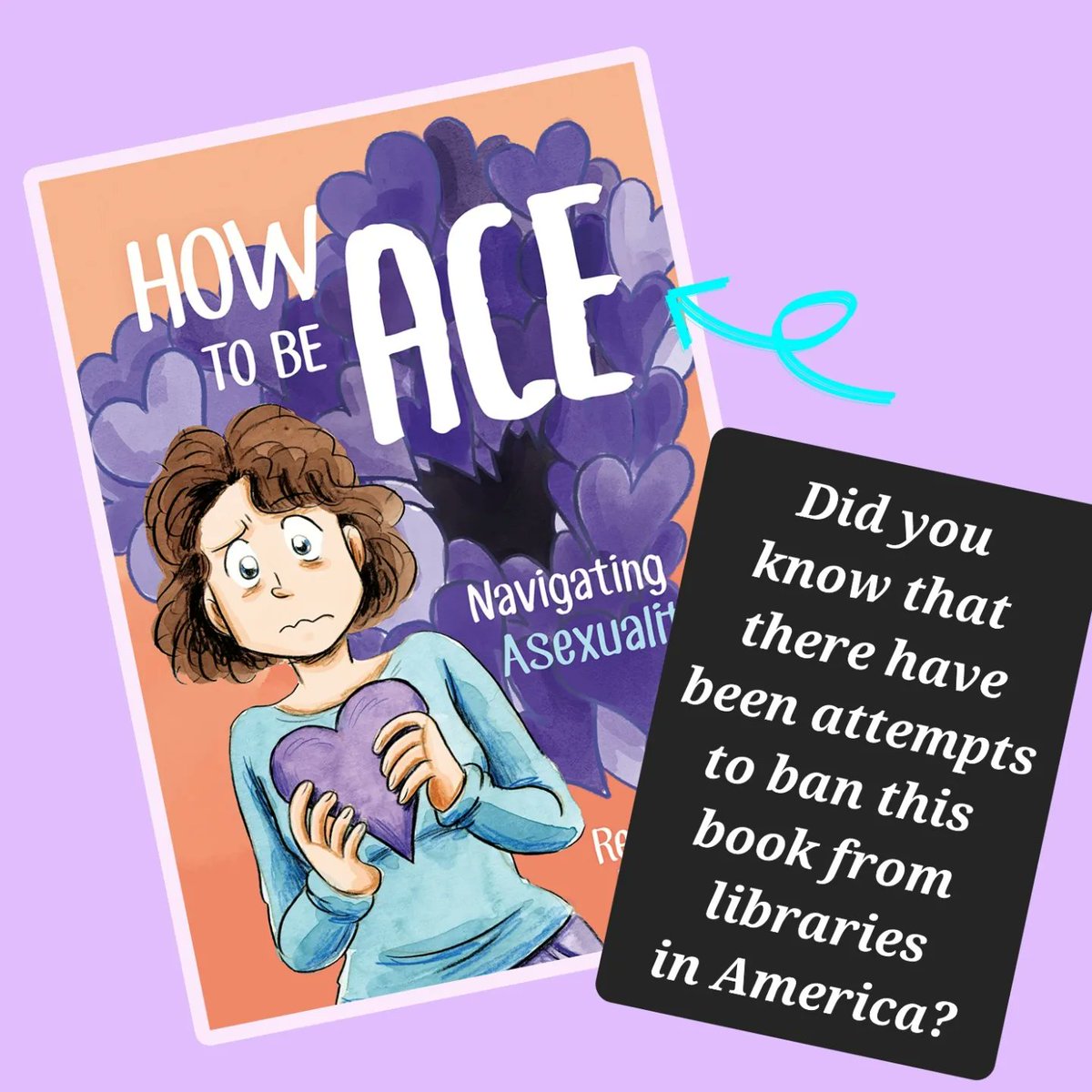 Hello, apparently it's #BannedBooksWeek and I wanted to say something about it. 
My ace book has become one of MANY to be banned in libraries. It doesn't affect me much personally or financially, but its scary/worrying because I've been watching this ripple effect over the years-