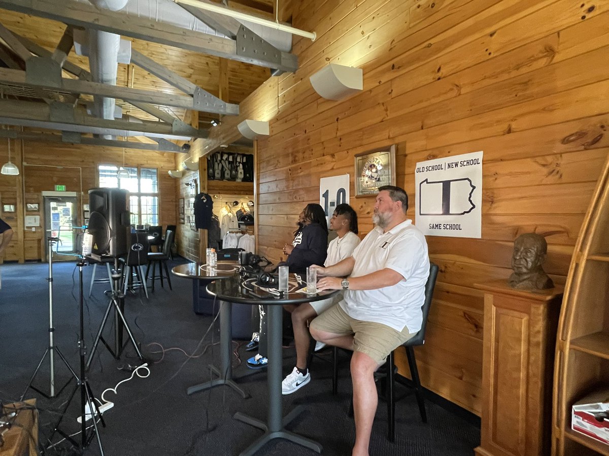 buchignani's tweet photo. Hakeem Beamon & KJ Winston on tonight with @KeithConlin & @AeneasHawkins. Catch it live right here on X, at https://t.co/FEi4avzvuV, or linked on the @Lions247 website after.
Even better, come hang out at the @PSUgolfcourse & have a beer with me while they film. #WeAre #BeatBye https://t.co/YQ6gqld3Yv