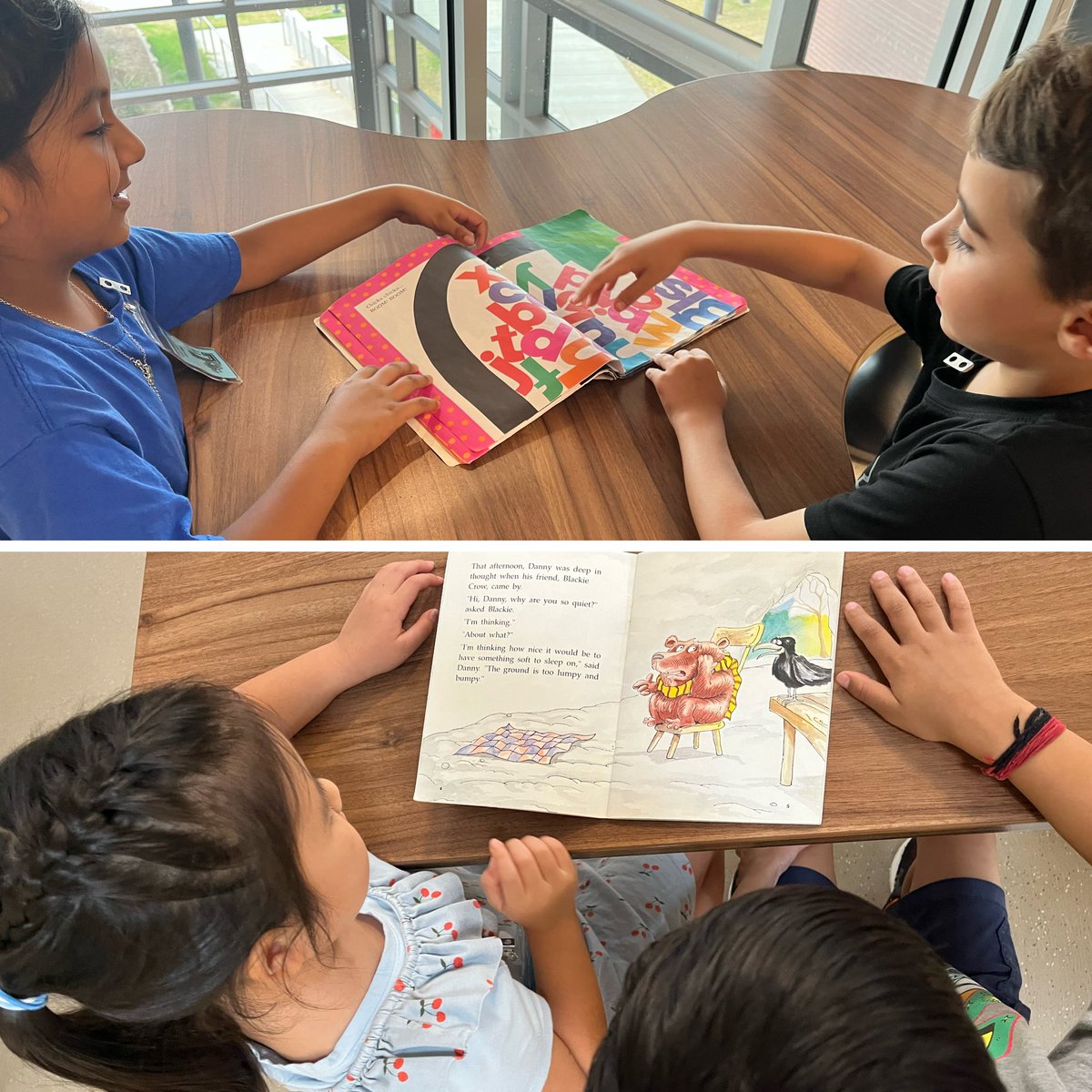 What’s better than reading? Reading with a partner of course! #RJLblue1 started working with a dedicated to build good habits together #RJLyear10