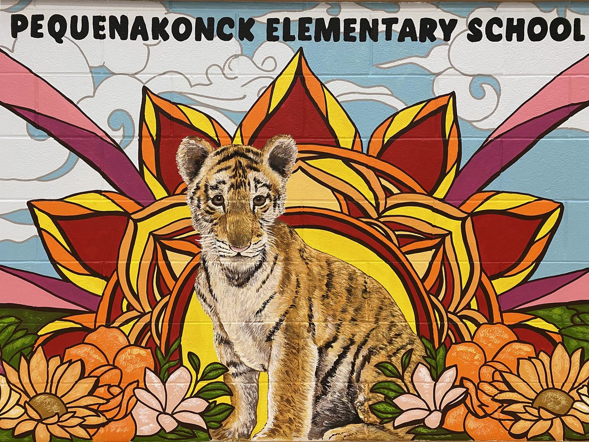 2/2 Completed 5th grade mural at PQ Elementary in North Salem. I had an amazing time with the hard working students. It was also a pleasure to meet the staff and collaborate with Principal Snowden on this project. Thanks to the PQ PTO for funding this mural. <a href="/pq_elementary/">PQ Elementary</a>