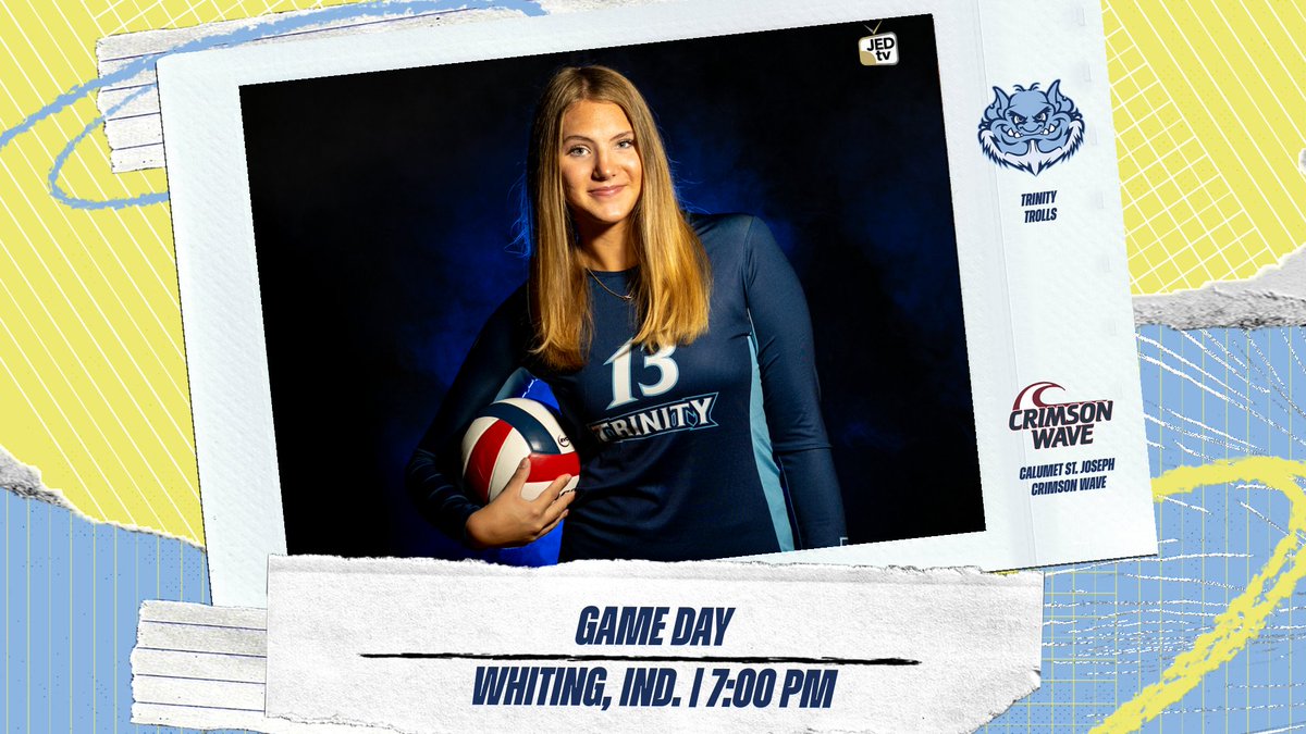 Trinity Athletics (@trollsathletics) on Twitter photo The Trolls head to Indiana tonight for a matchup with the Crimson Wave!
๐: <a href="/TrollsWVB/">Trolls Women's Volleyball</a> ๐ Calumet
โฐ: 7:00 pm
๐: Whiting, Ind. (Rittermeyer Center)
๐ฆ: @WJOB_JEDtv
๐: naiastats.prestosports.com/sports/wvball/โฆ The Trolls head to Indiana tonight for a matchup with the Crimson Wave!
๐: <a href="/TrollsWVB/">Trolls Women's Volleyball</a> ๐ Calumet
โฐ: 7:00 pm
๐: Whiting, Ind. (Rittermeyer Center)
๐ฆ: @WJOB_JEDtv
๐: naiastats.prestosports.com/sports/wvball/โฆ